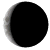 Waning Crescent, 25 days, 17 hours, 55 minutes in cycle
