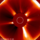 Latest LASCO C2 image of the Sun