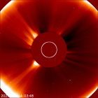 Latest LASCO C2 image of the Sun