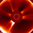 Latest LASCO C2 image of the Sun