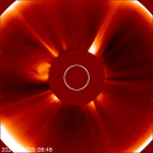 Latest LASCO C2 image of the Sun